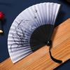 Butterfly Tassel Folding Fan Chinese Style Handheld Fan Ancient Bamboo Fan  Hanfu Accessories