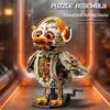 LEGO-Compatible Mechanical Duck Cartoon Model - Children's Assembly Toy Gift