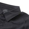 Armani Exchange Sustainable Series Solid Color Single-Breasted Casual Loose Long Sleeve Shirt Men shirts Black 6RZC10-ZNRNZ-1200
