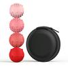 Magnetic Silicone Fidget Balls For Adults  Teens 4Pcs Sensory Textures Toys Silent Fidgets Roller Massage Toy For