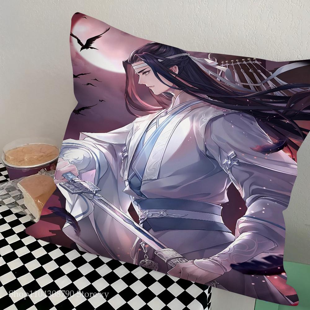 Anime Grandmaster Mo Dao Zu Shi MDZS Pillow Bedroom Sofa Leisure Comfort Cushion Car Living Room Home Decoration