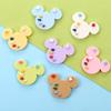 Mickey Hand-Painted Resin Ornament & DIY Sticker Set