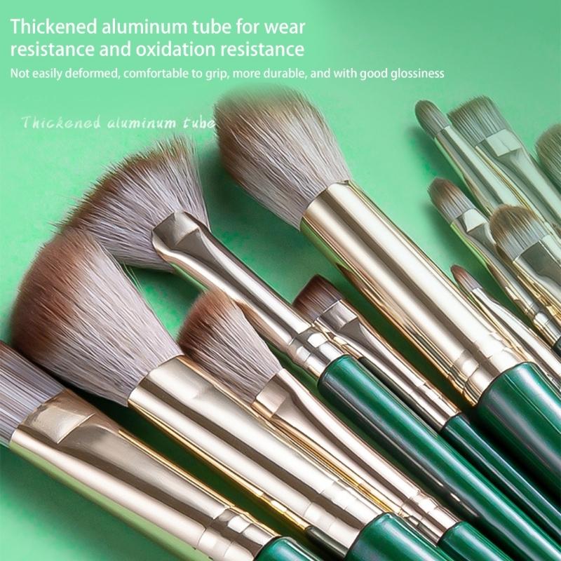 14x Professional Brush Set Makeup Brushes Set Full Face Make Up Brushes Concealer Brush Powder Brush Eye Shadow Brush