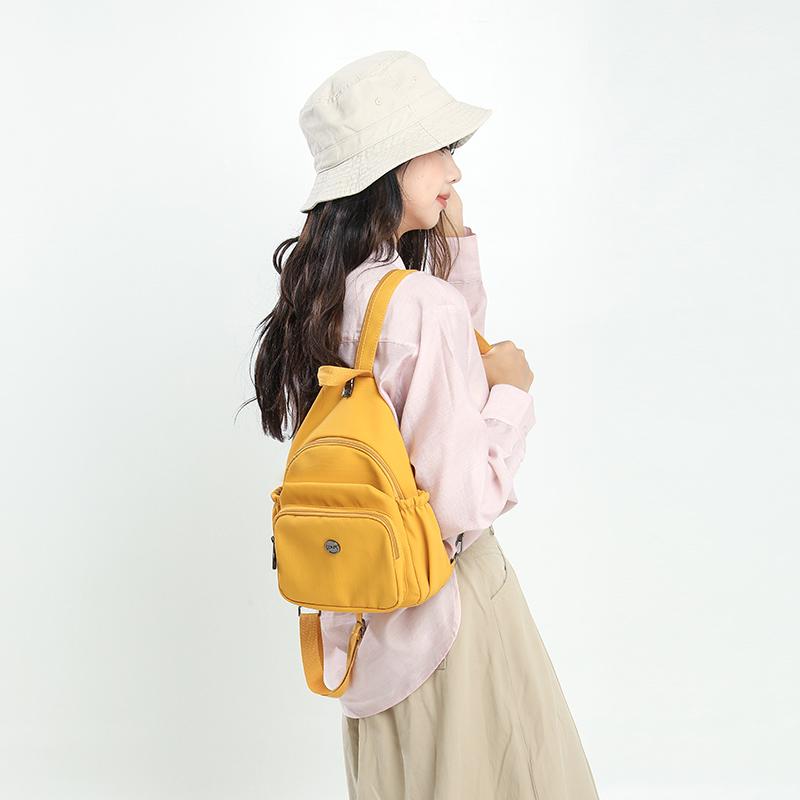 Vícezádový hrudní batoh Dámský multifunkční batoh Lehká taška přes rameno