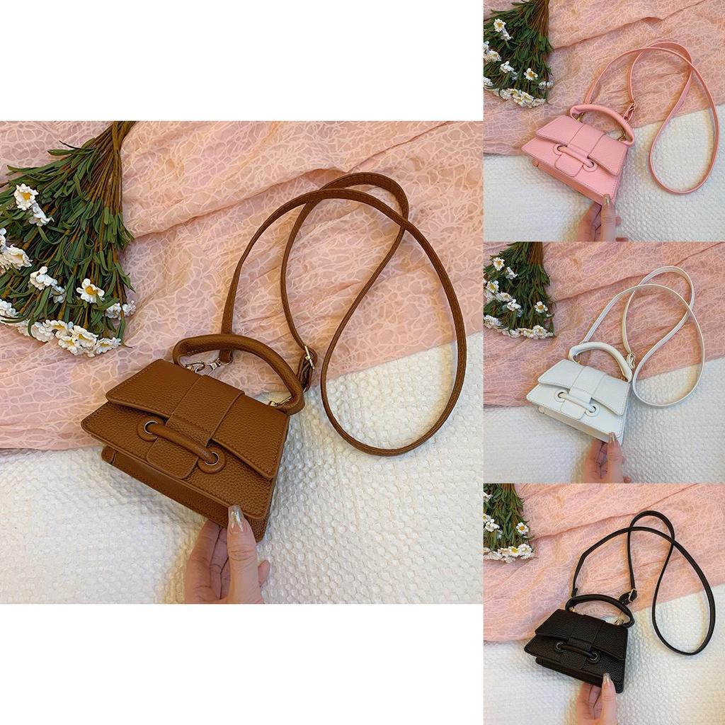 Fashionable Korean Style Shoulder Crossbody Bag Premium Pu Leather Square Bag