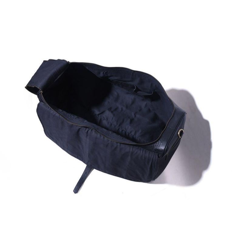 Černá kožená cestovní taška: Velký cestovní příruční