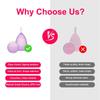 Medical Silicone Menstrual Cup – Leak-Free, Reusable Period Cup for Women, Up to 12 Hours Protection, Soft & Comfortable XS/S/L 4 Colors