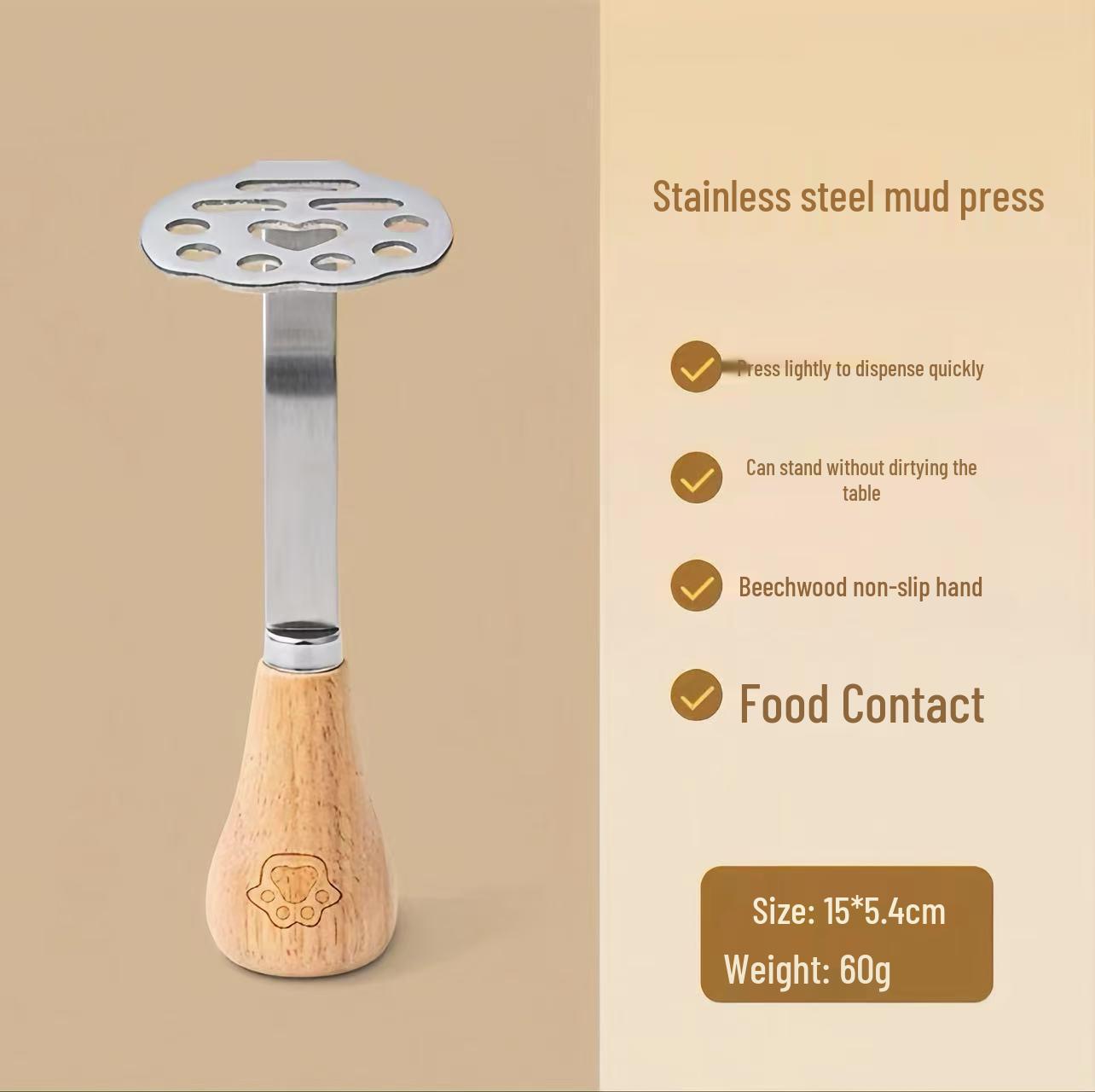 

Маленький Медвежонок Нержавеющая Сталь Пресс для Пюре Детского Питания и Инструмент для Выпечки