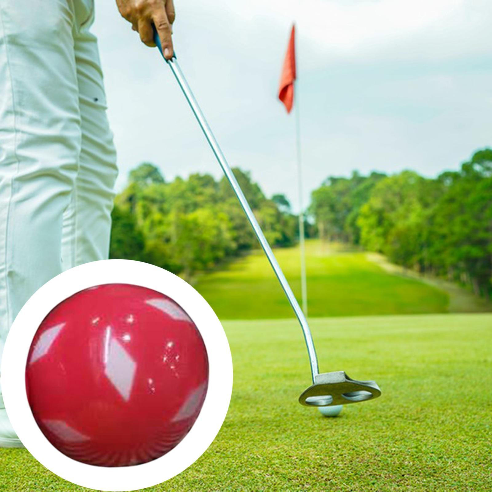 

Мяч для гольфа из смолы диаметром 60 мм для использования в помещении и на открытом воздухе, идеально подходит для спортивных мероприятий Red White