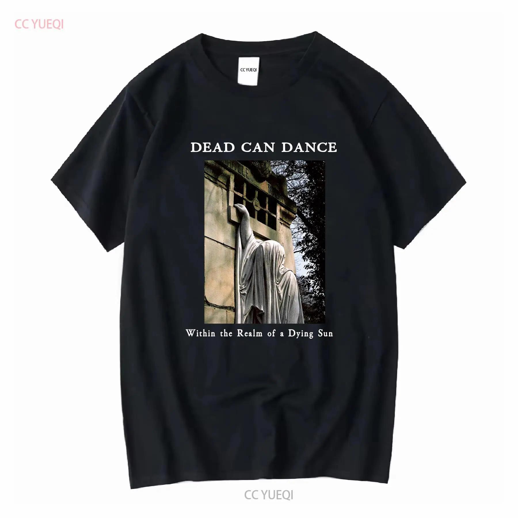 DEAD CAN DANCE 100 Softer Cotton Cartoon Print T Shirt vintage Washed Unisex designer clothes Casual homme Comfortable Soft S разноцветный