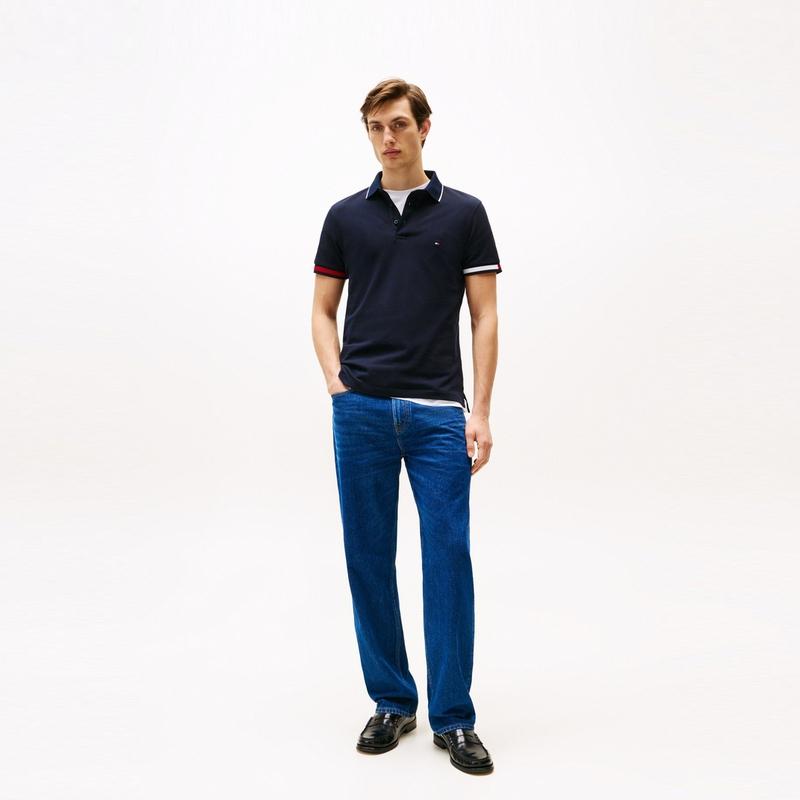 Tommy Hilfiger Embroidered Logo Polo Shirt MW0MW38458