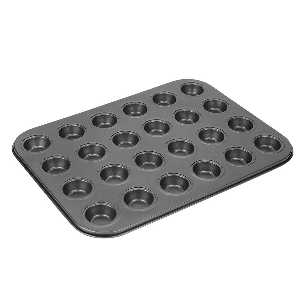 24 Cups Stainless Steel NOn Sticky Cake Muffin Egg Tart Baking Pan Mold