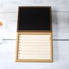 Solid Wood Ring Storage Tray Walnut Wood Counter Ring and Earring Display Tray Shop Home Bracelet Earring Display Pallet