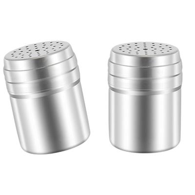 2pcs Portable Flour Shakers Seasoning Storage Container for Camping Picnics and Outdoor Cooking Activity
