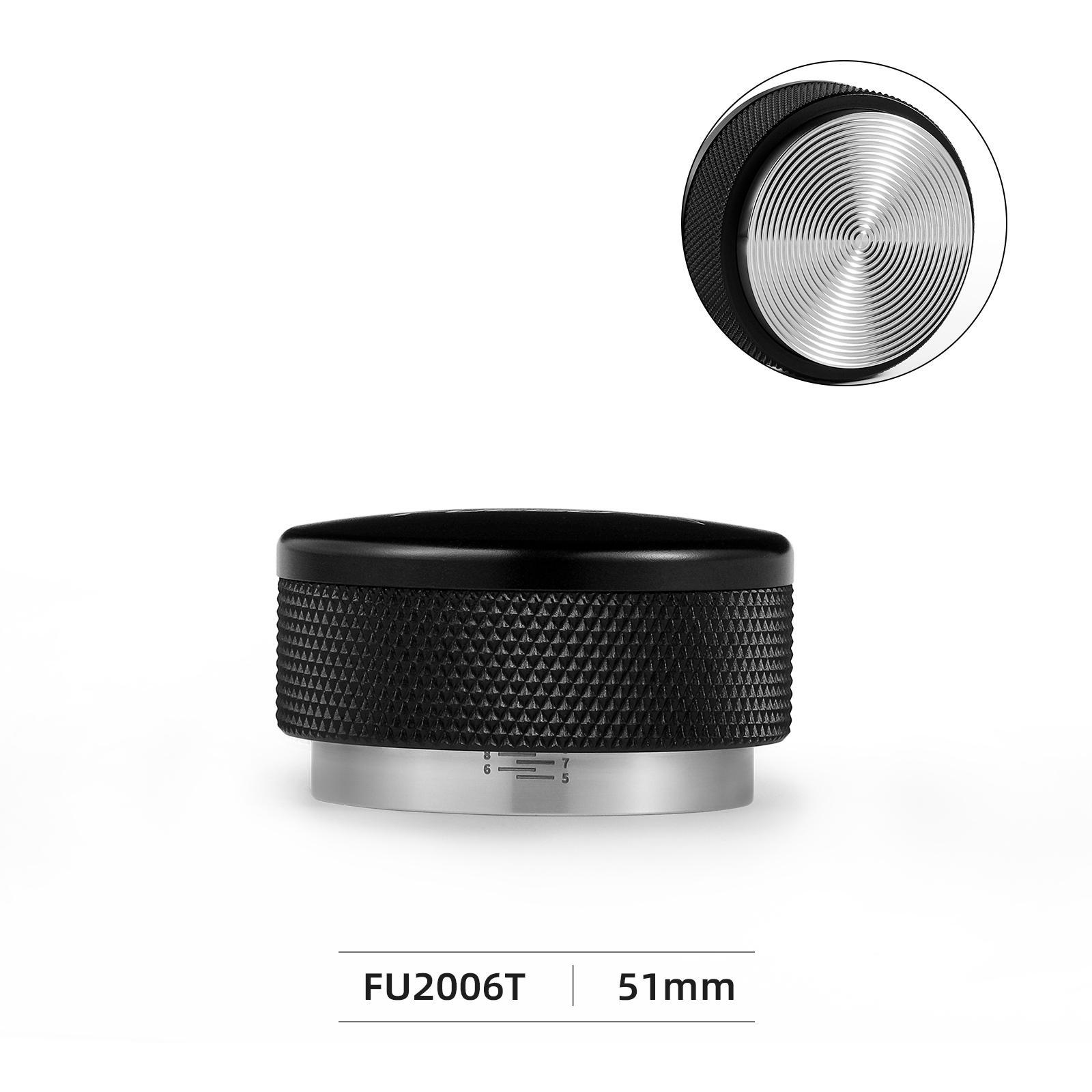 

FUEGO 51 мм 53,35 мм 58,3 мм Четырехугольный наклонный распределитель кофе Резьба Темпер для эспрессо Профессиональный выравниватель кофе Аксессуары