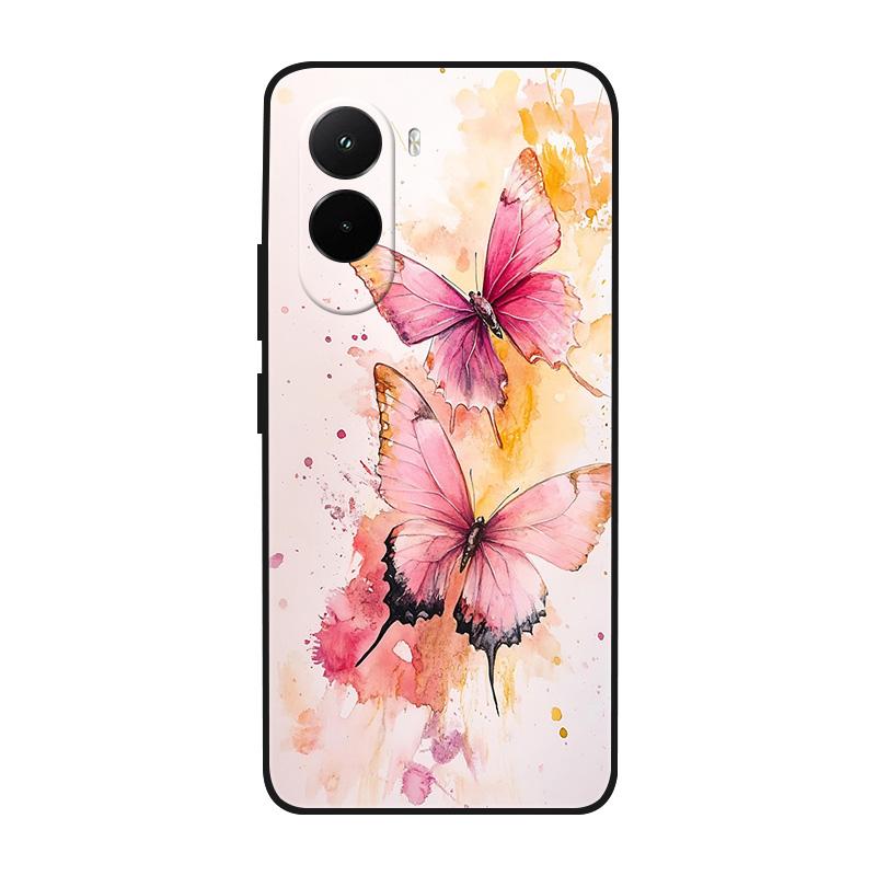 Etui na Poco M7 4G Fajne Malowane Marmurem Miękki Silikonowy Tylny Pokrowiec Na Xiaomi PocoM7 4G TPU Zderzak Fundas Poco M7 4G M 7 Coque