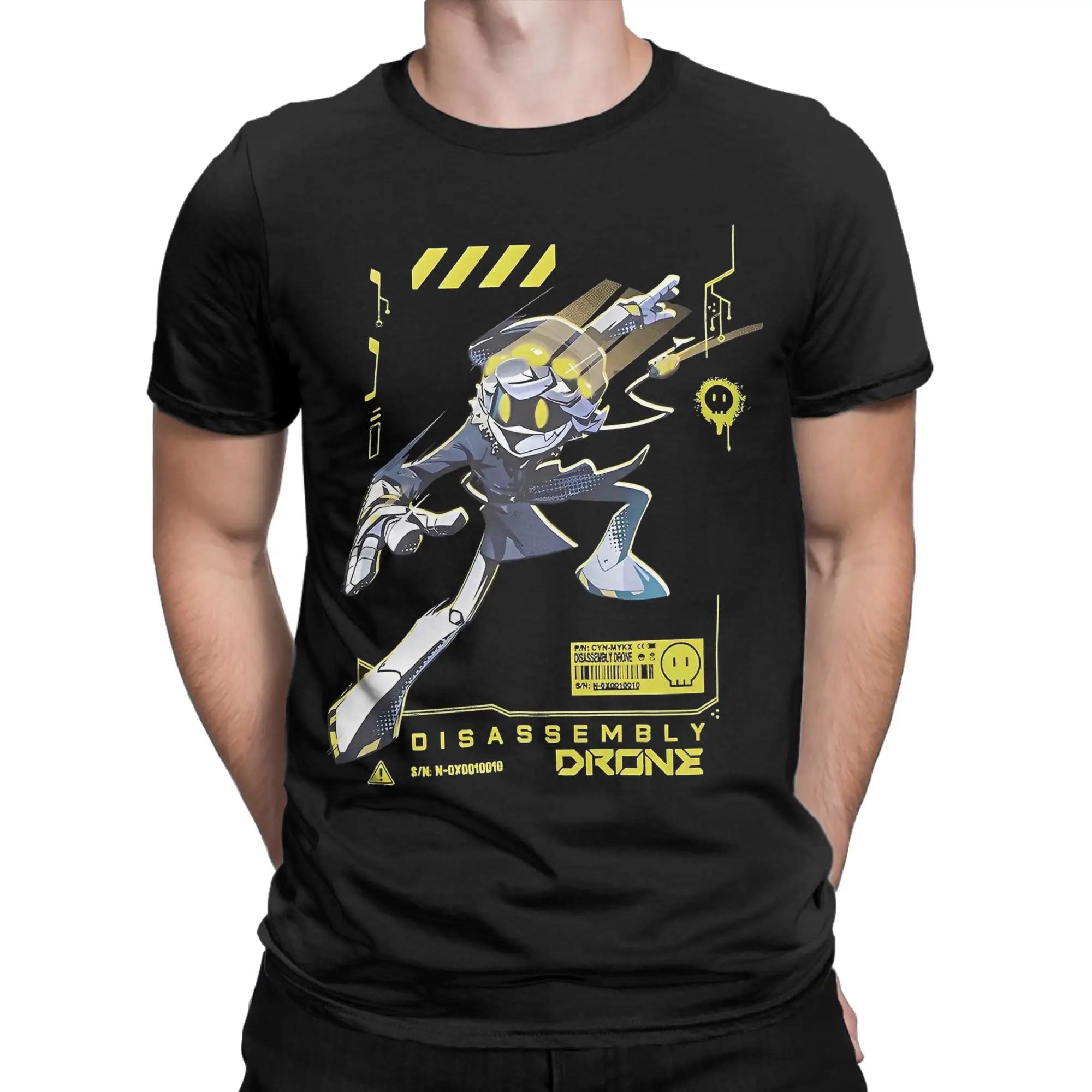 

Funny Murder Drones N T-Shirt Men Round Neck 100% Cotton T Shirt Short Sleeve Tees Adult Clothing XXXXXL чорний