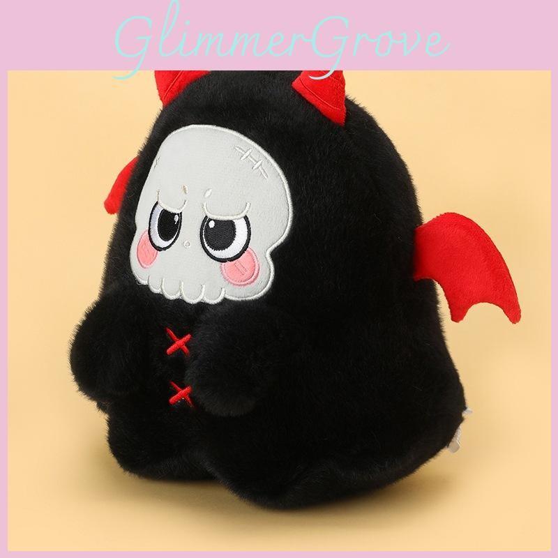 Halloween And Black Red Ghost Skull Plush Doll Pillow For Room Decoration