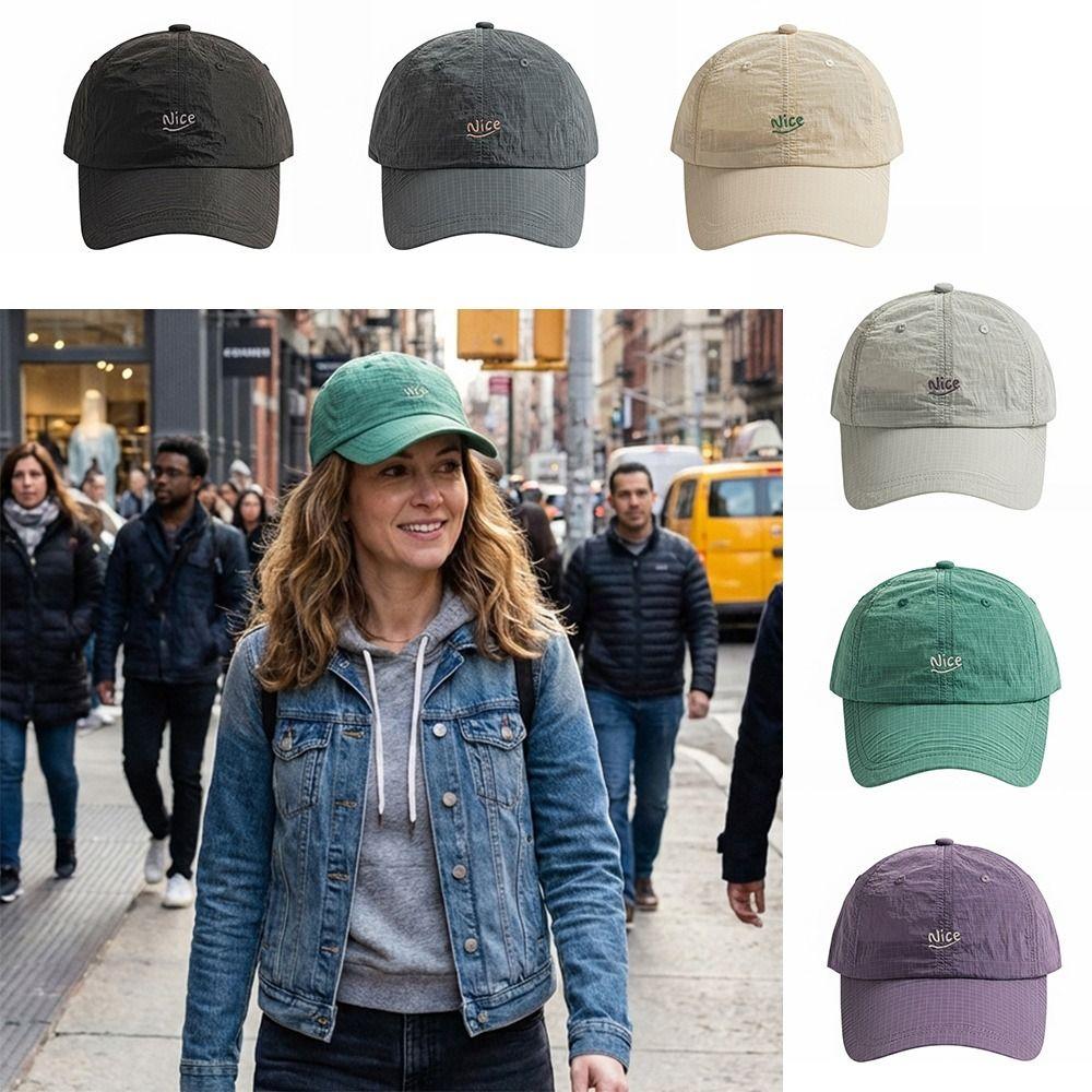 Breathable Baseball Cap Quick-drying Summer Cap New Sports Running Cap Men Women