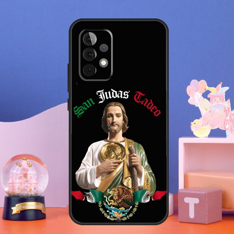 

San Judas Tadeo Case For Samsung Galaxy A54 A34 A24 A14 A53 A33 A13 A52 A32 A22 A12 A71 A51 A15 A25 Cover Samsung A71 4G