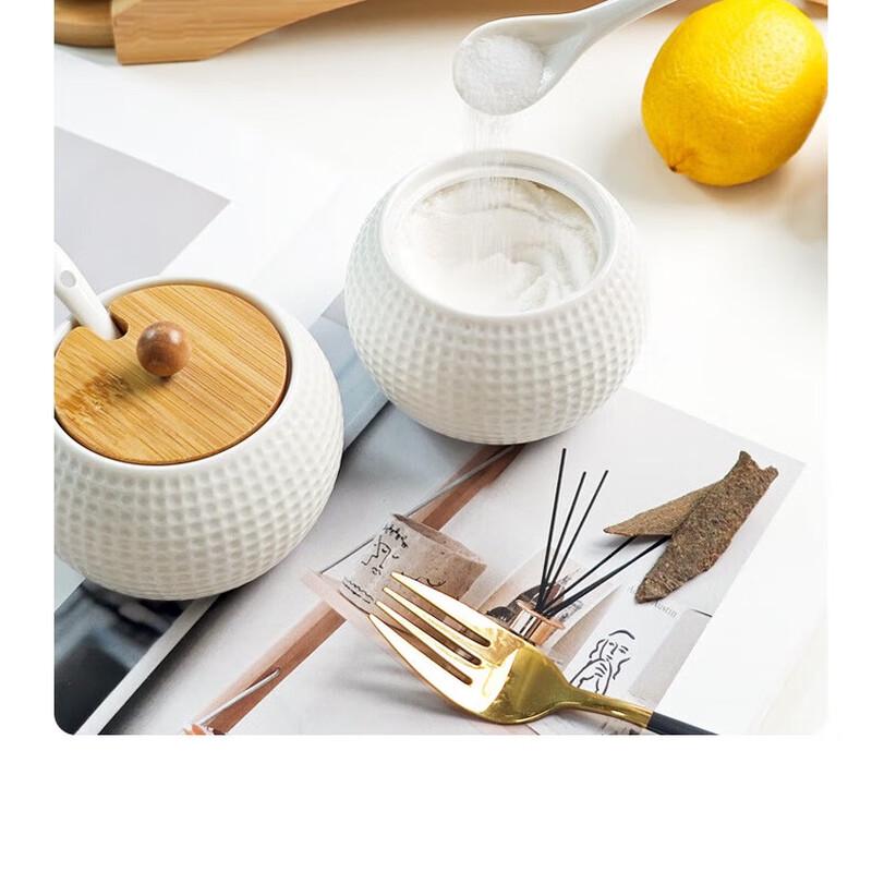 LISM Golf Pattern Spice Jars - Set of 2