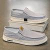 New flat-soled men's shoes linen fisherman shoes low-top foot-fitting casual men's shoes cloth shoes