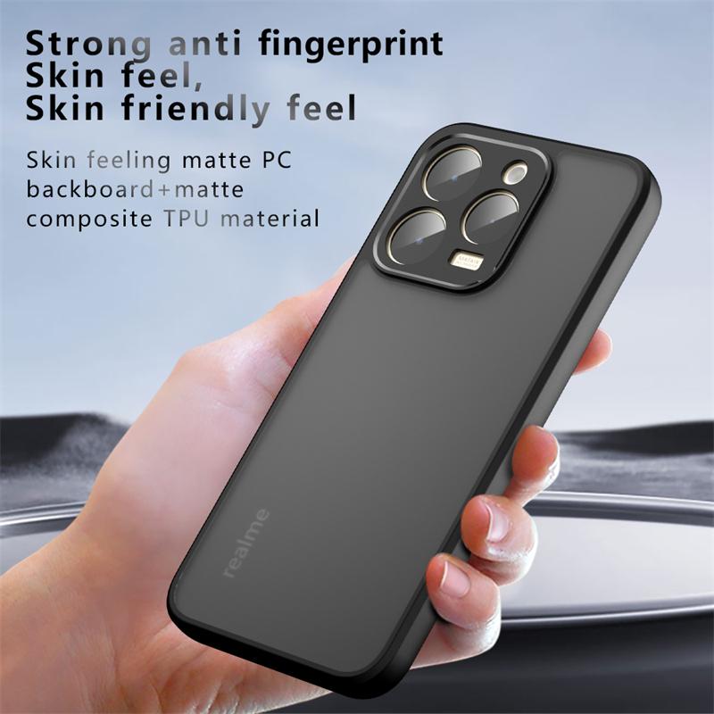 Durchscheinende Matte Handyhülle Für Realme 15T Stoßfeste Matte PC-Rückseite Für Realme 15T 5G Hülle Für Realme 15T Hülle 6,57 Zoll