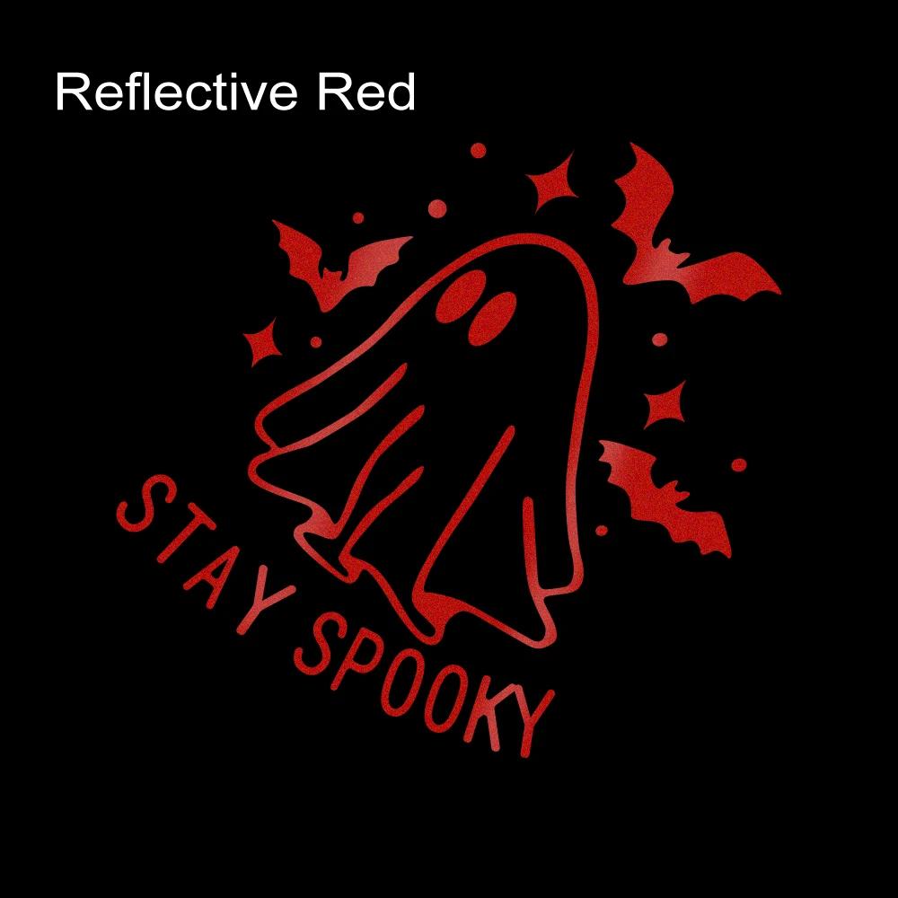 Reflective Car Sticker Waterproof Vinyl Decal Halloween Bat Ghost Pattern Decoration for Motorcycle Window Rear Winshield Bumper