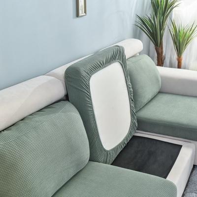 Jacquard Sofa Sitzkissenbezug Stuhlbezug Stretch Abnehmbarer Sofabezug Polar Fleece Sofaschutz