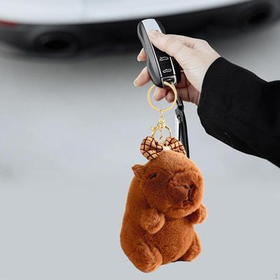 Αξιολάτρευτο Βελούδινο Μπρελόκ Καπιμπάρα για Παιδιά Και Ενήλικες