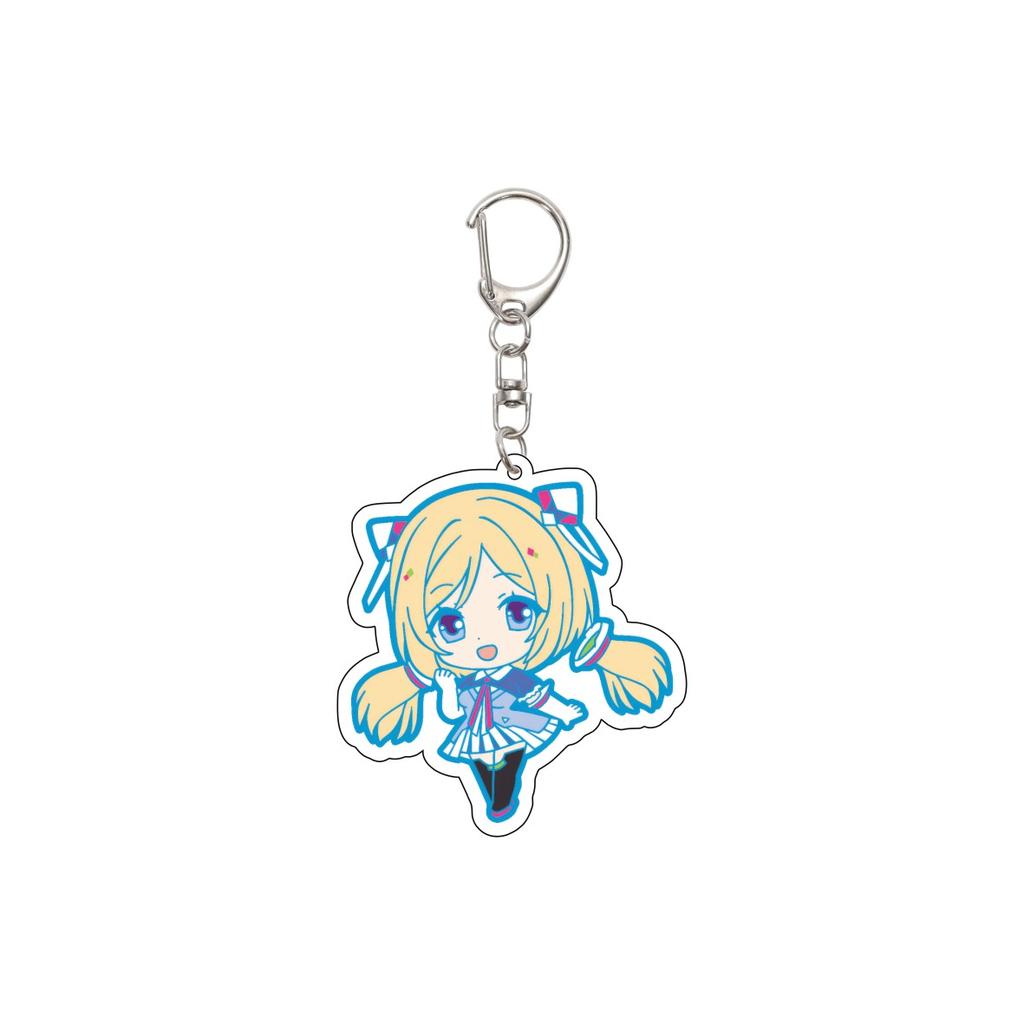 55MM Anime Hololive Keychain Hoshimati Suisei/Natsuiro Matsuri/Akai Haato Key Chain Acrylic Model Plate Christmas Gifts