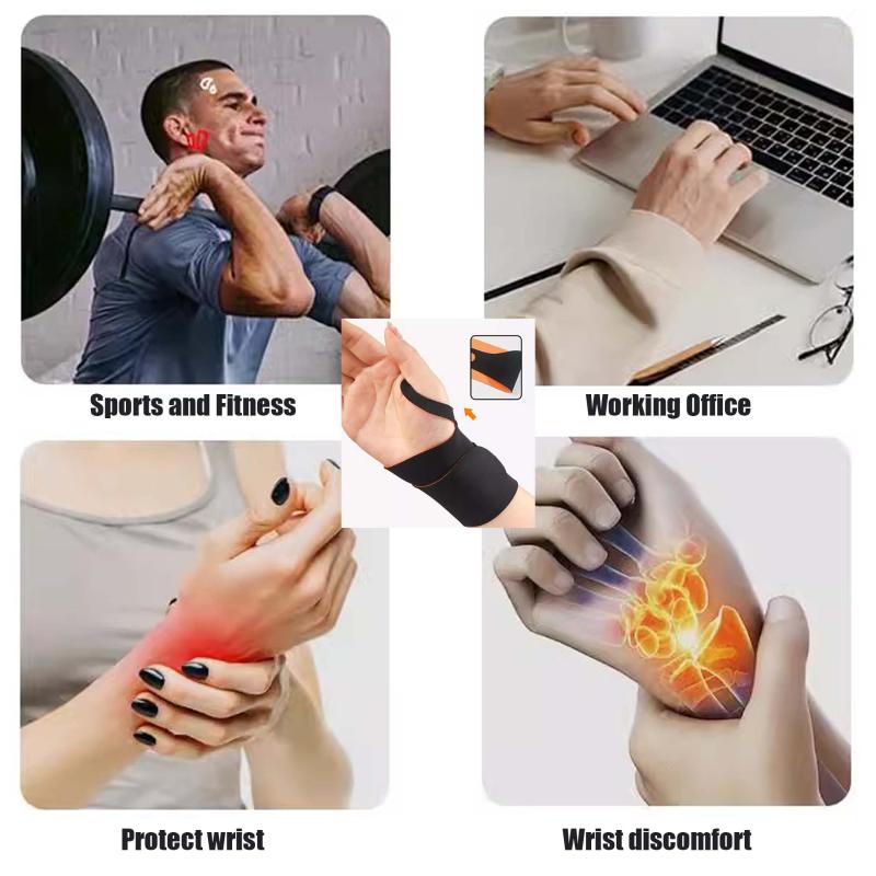 1Pc Wrist Guard Suitable for Both Wrists with Ultra-Thin Elastic Design Suitable for Tearing Wrist Wrapping Supporting and Relieving Wrist Canal Pain
