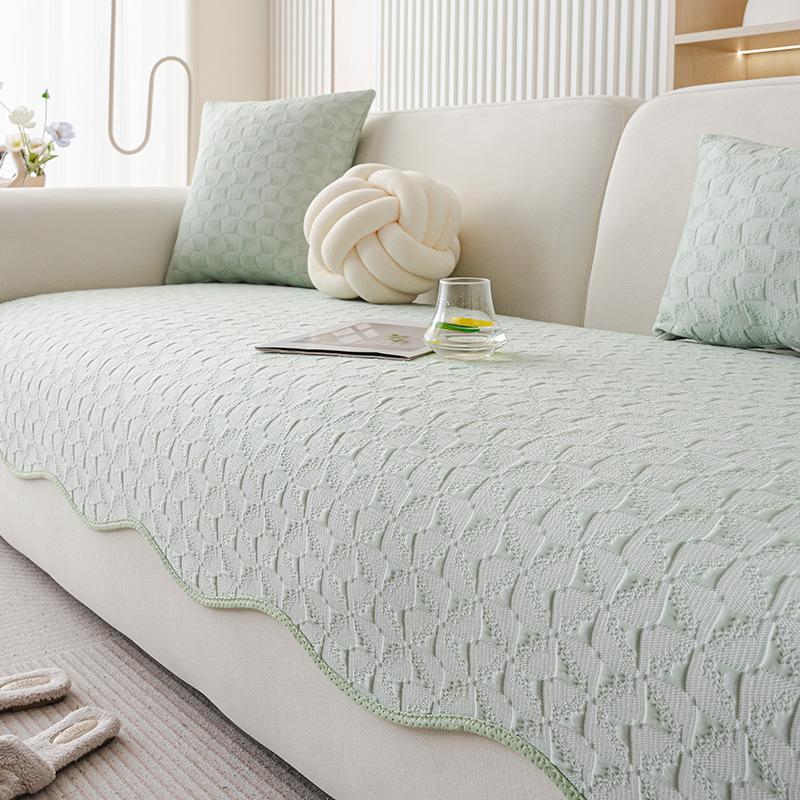 

Special-shaped Sofa Cushion Summer New Cool Irregular Leather Sofa Seat Cushion High-end Non-slip Sofa Cover 90 * 160Cm