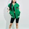 New MLB Baseball Jacket Unisex Green 3AJPV0131-50GNP
