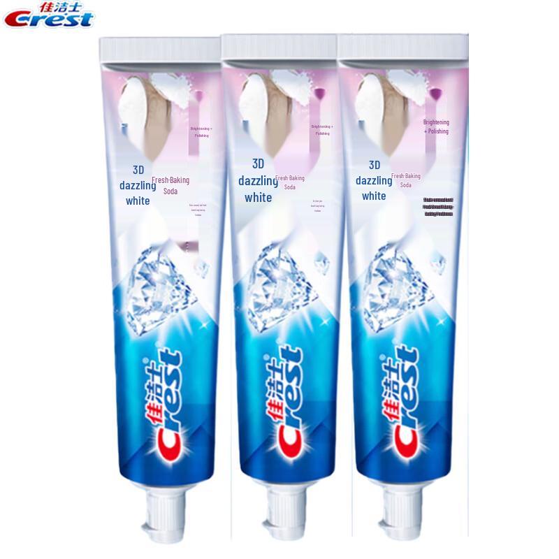 Crest 3D White Whitening Toothpaste with Baking Soda