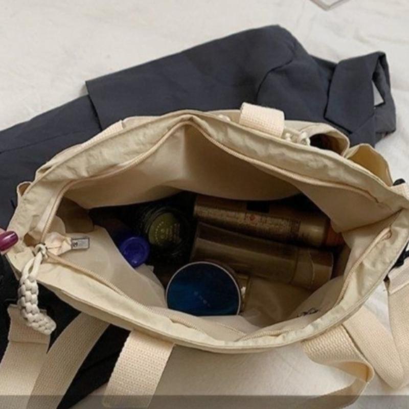 Leisure Large Capacity Tote Bag Women's Fashionable Nylon Cloth Shoulder Bag Daily Commuting Crossbody Bag Multi Pocket Handbag