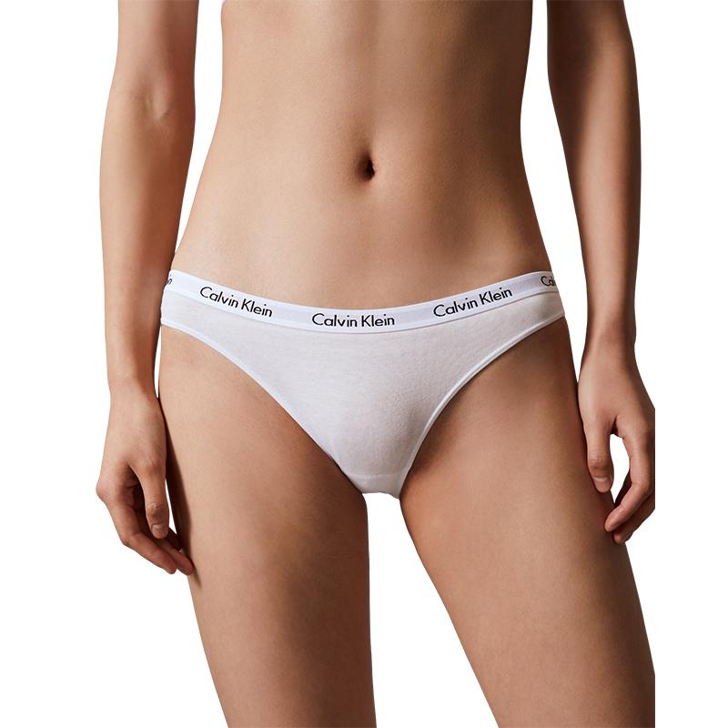 Calvin Klein Comfort Cotton Sexy Bikini Triangle Underwear Women Underwear Moonlight-White D1618D-100