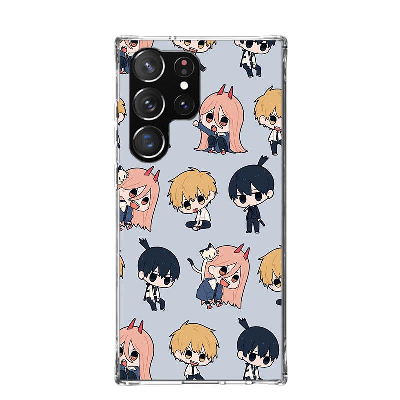 C-Chainsaw Mans Cute Phone Case For Samsung Galaxy S26 S25 Edge S24 S23 FE S22 Ultra S21 Plus S20 + Fundas Cover Coque Galaxy S2