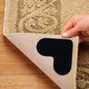 4Pcs Strong Adhesive Non-slip Carpet Stickers Traceless Mult Shapes Rug Corner Gripper Washable Multifunctional Carpet Tape