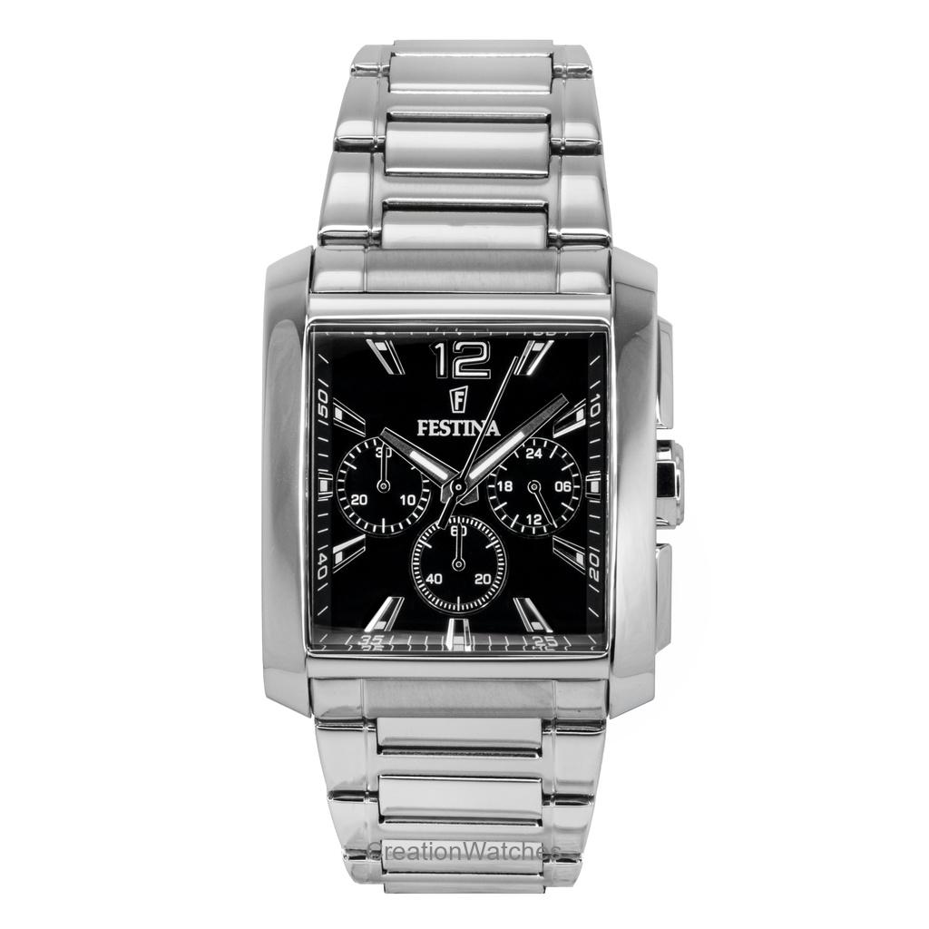 Festina Chronograph Stainless Steel Black Dial Quartz F20635-4 Men's Watch