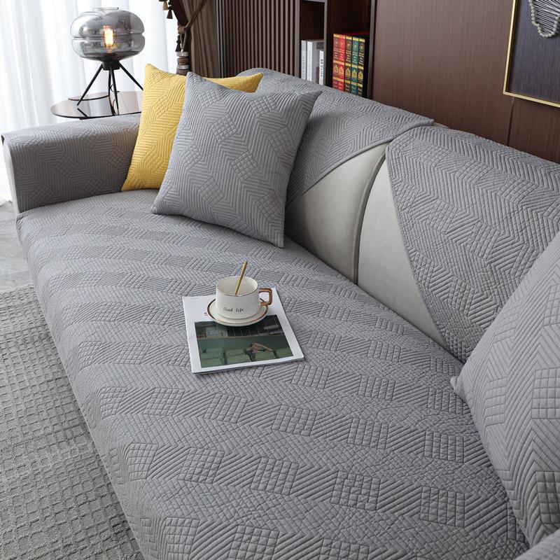 Pure Cotton Sofa Cushion, Universal In All Seasons, Washed Non-Slip Fabric, Nordic Simple Cotton Combination, All-Inclusive, Universal Armrest Towel