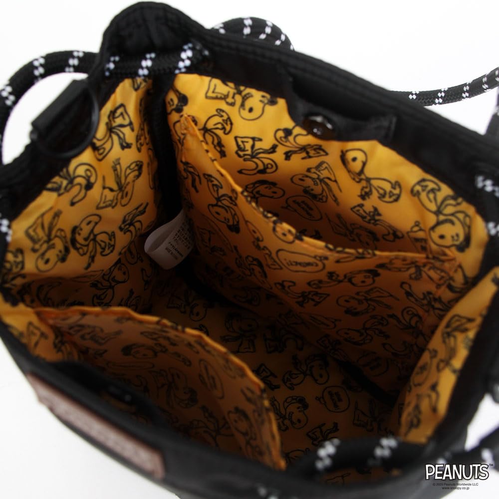 [OUTDOOR PRODUCTS] PEANUTS Collection Snoopy 2-Way Tote Bag ODB036 Black