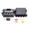 4+1 Way Safety Bolt Type Fuse Box 5 Poles Bus Bar Fuse Box Power Distribution Fuses Holder for Various Electrical Needs