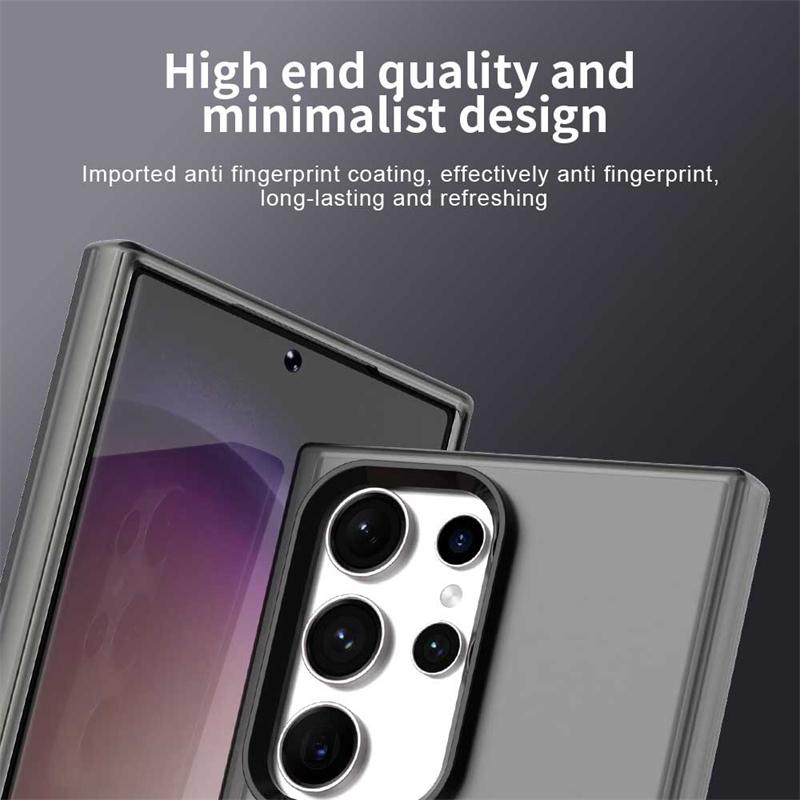 Frosted Transparent Case For Samsung Galaxy S25 Ultra Case Silicone Matte Simple TPU Samsung S25 Ultra Protector Cover S25 Ultra