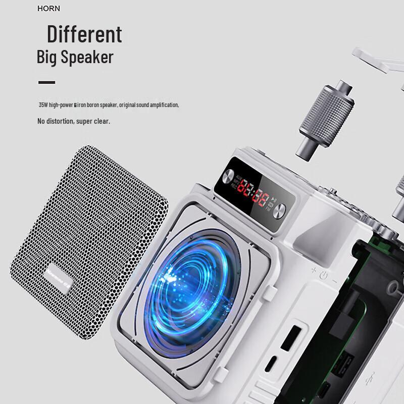 Newmine MS19 Bluetooth Portable Voice Amplifier with Dual Microphones