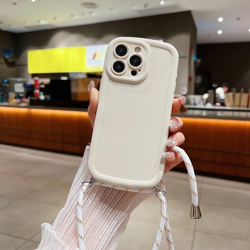 

iPhone 15 Lanyard Crossbody TPU Case with Drop Protection for 16 Pro Max & 13 15 Pro Max