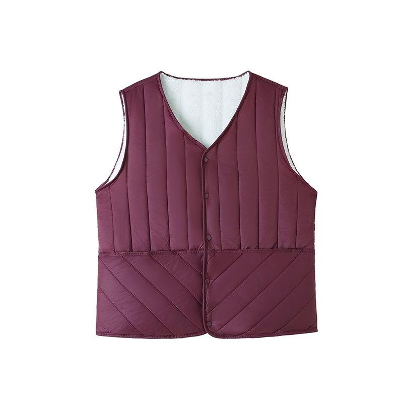 Fleece-gefütterte Weste in Übergröße für Frauen mittleren Alters - Herbst/Winter