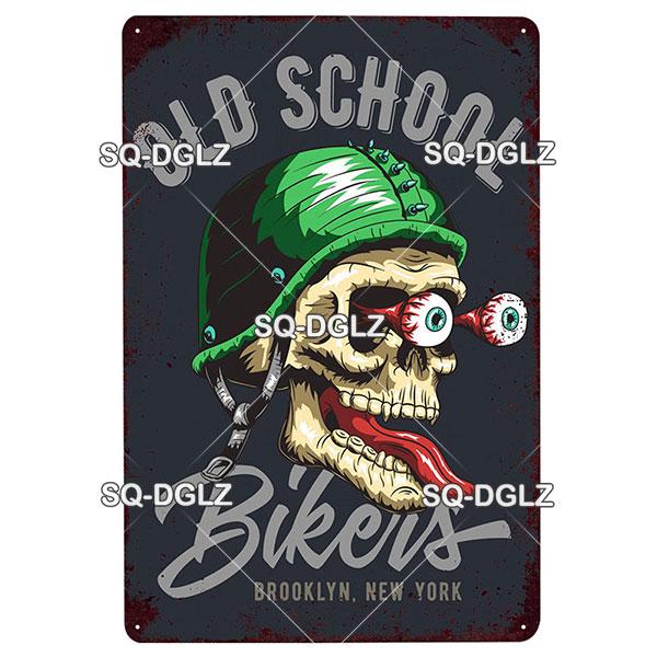 Motorcycles Metal Sign Vintage Plaque Metal Poster Tin Sign Wall Decoration Bar Pub Decor For Garage Racing Car Poster