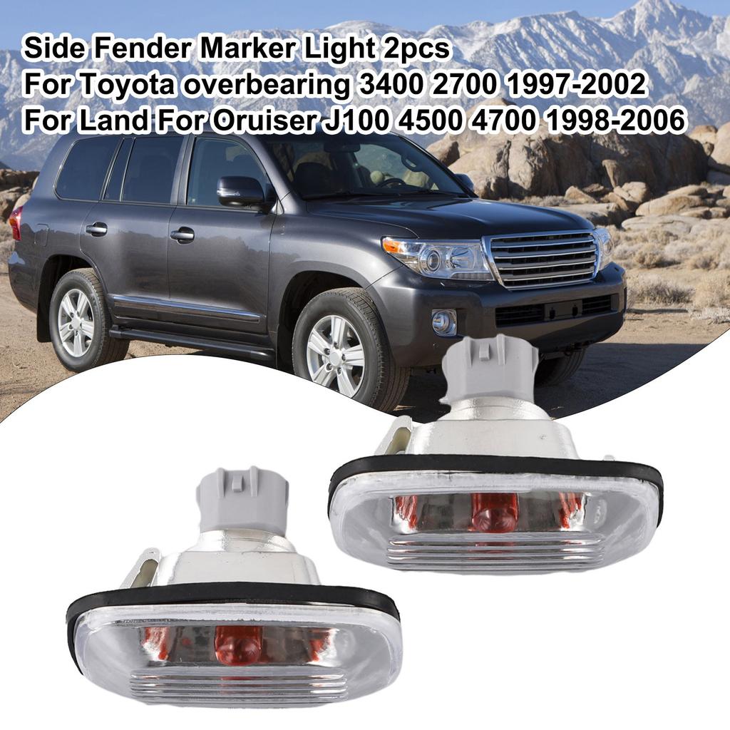 High Reliability Car Front Bumper Side Marker for Toyota For Cruiser LC100