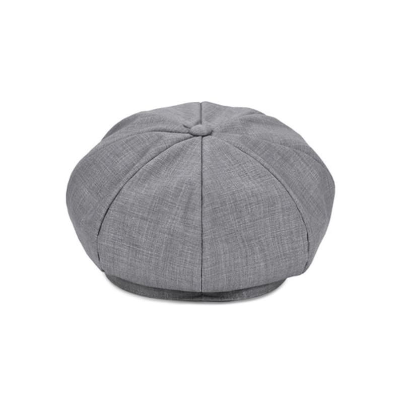 VARZAR VA Studded Newsboy Cap Gray